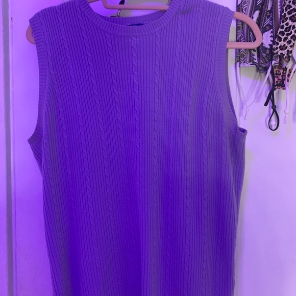 purple sweater vest - Picture 1 of 2